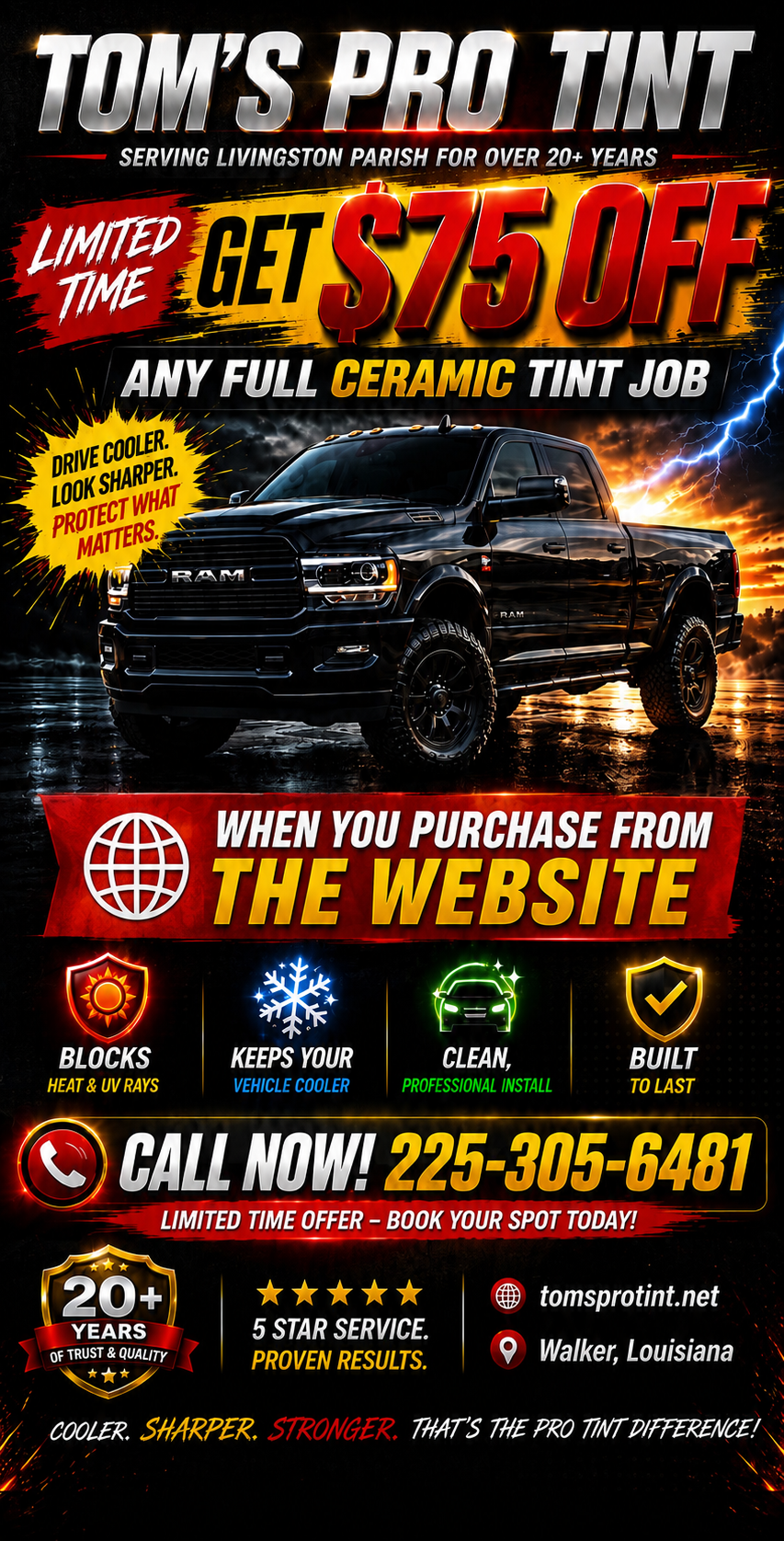 Tinted truck